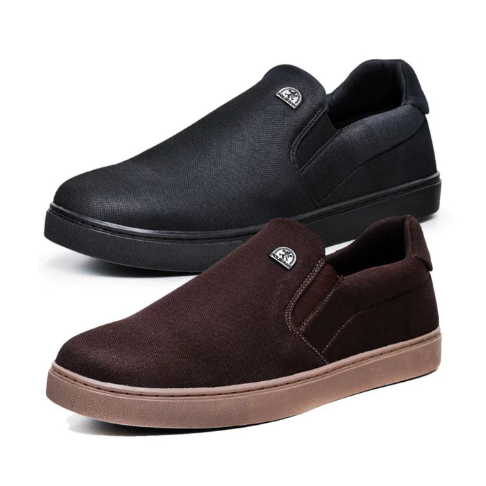 Kit 2 Tênis Masculino Slip On Ultra Confortável