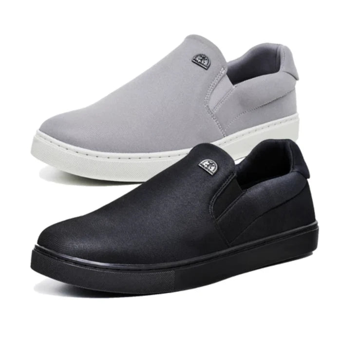 Kit 2 Tênis Masculino Slip On Ultra Confortável